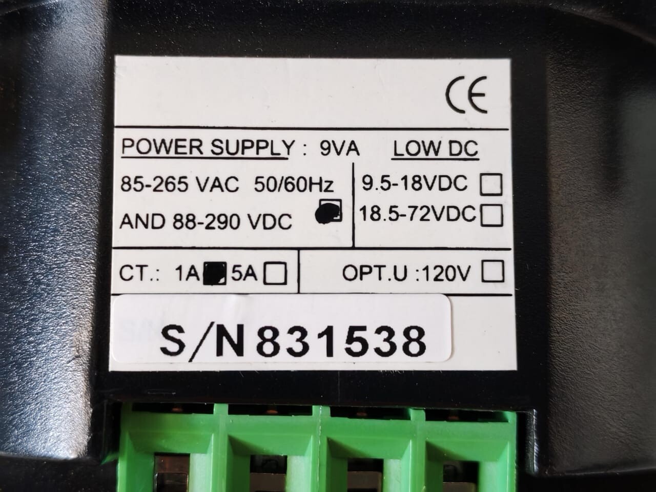 SATEC PM130EH-PLUS SATEC PM130EH-PLUS MULTI-FUNCTIONAL POWER METER 9VA 50/60Hz 8