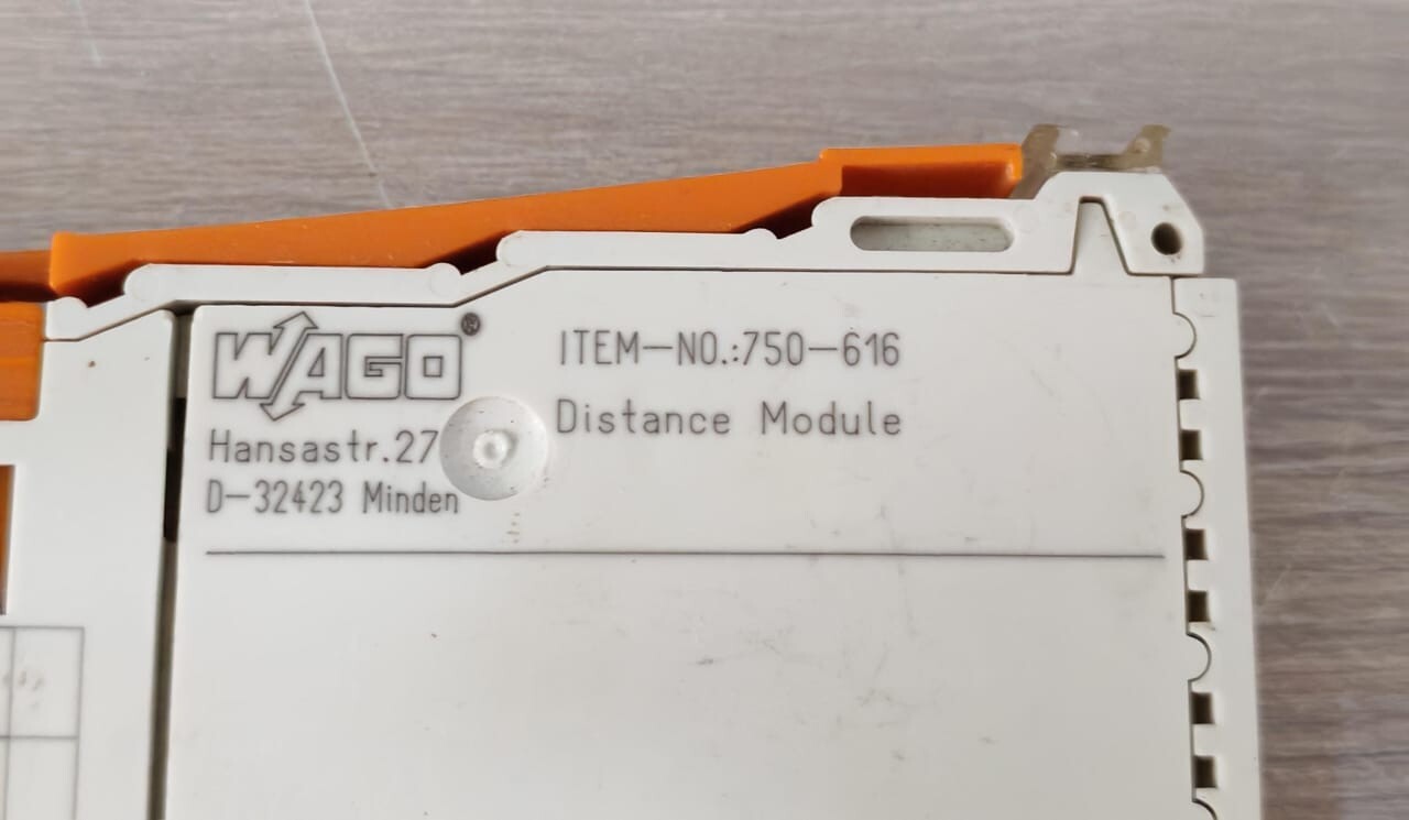 WAGO 750-616 LOT . WAGO 750-616 DISTANCE MODULE 24VDC 5
