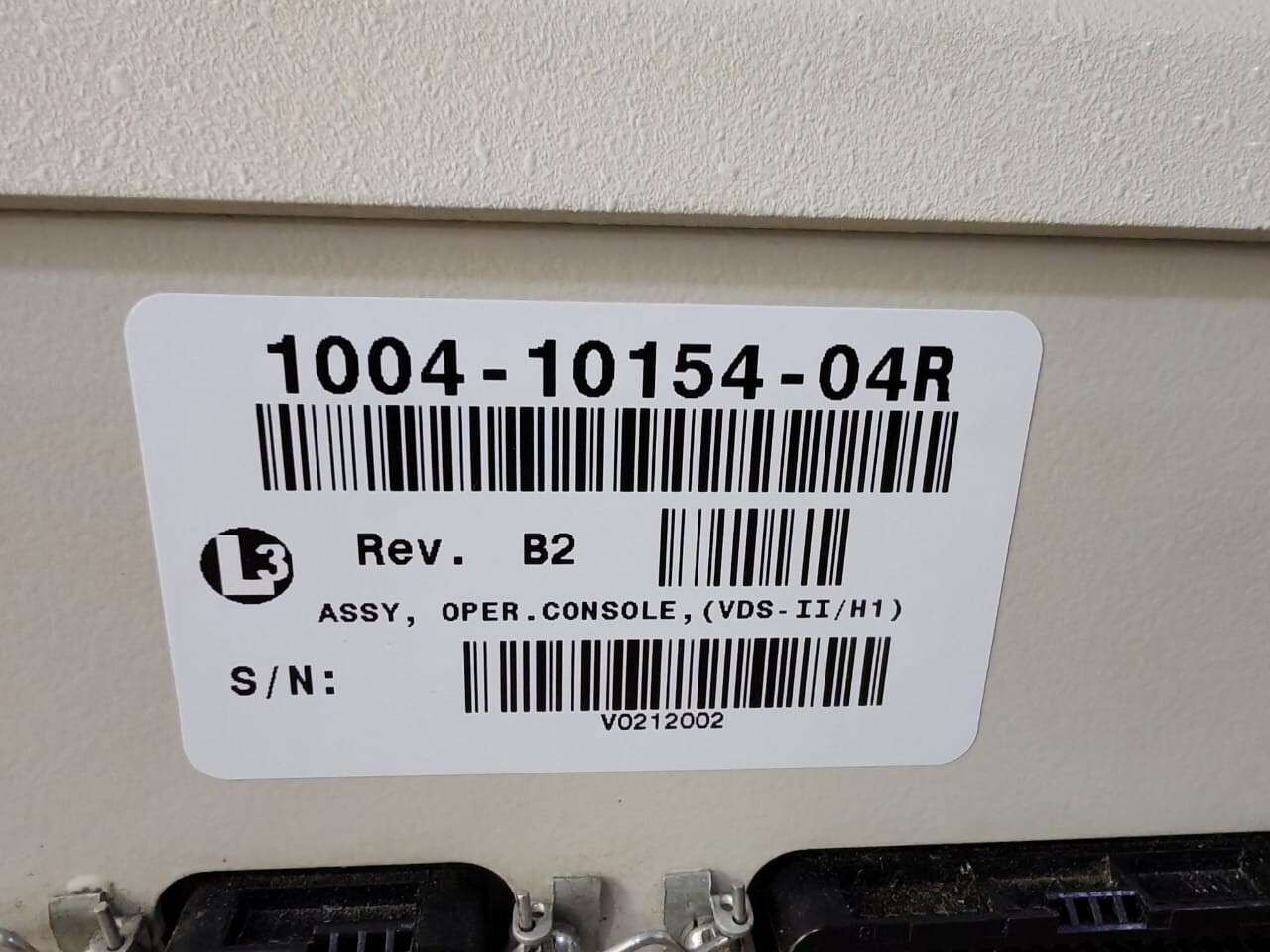 L3 Communications 1004-10154-04R L3 Communications 1004-10154-04R Panel Cont. for Security & Detection System 8