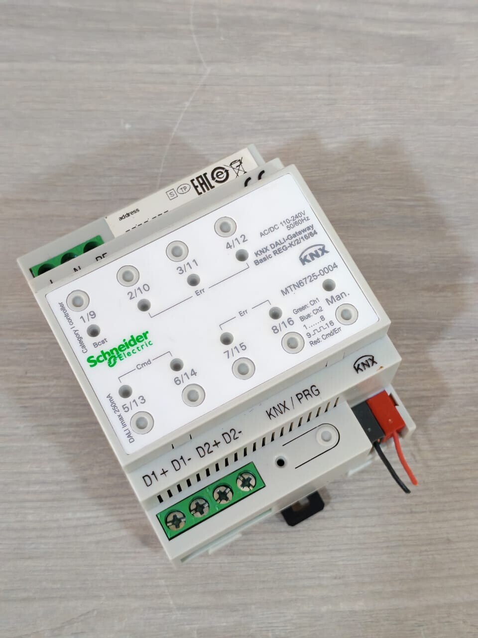Schneider Electric MTN6725-0004 SCHNEIDER ELECTRIC MTN6725-0004 KNX DALI-GATEAWAY BASIC REG-K/2/16/64 6