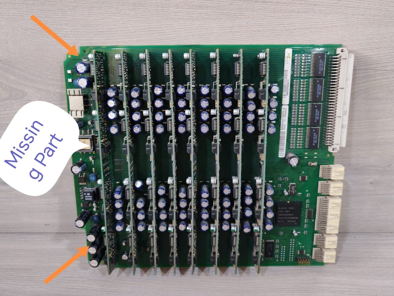 ALCATEL 3BA 23265AAAA 01 ALCATEL EZ32 3BA 23265AAAA 01 ANALOG EXTENSION BOARD-WITH MISSING PART 2
