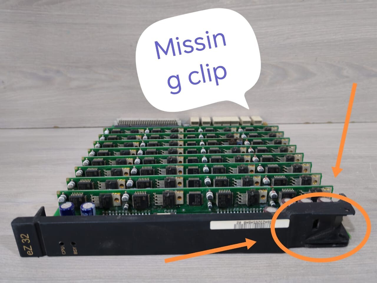 ALCATEL 3BA23265ABAB-02 /QA ALCATEL EZ32 3BA23265ABAB-02 ANALOG EXTENSION BOARD 2