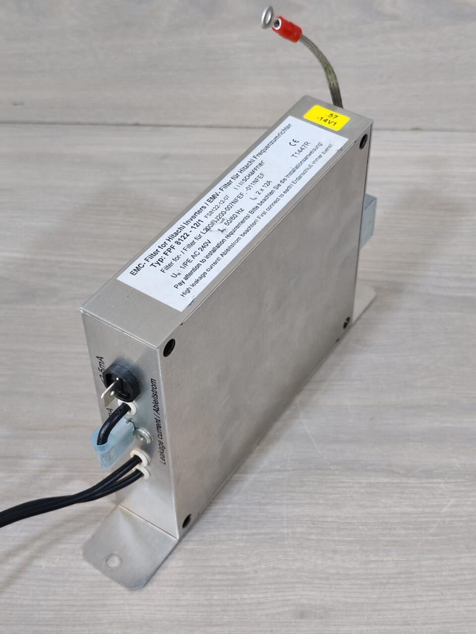 Schaffner FPF 8122-12/1FS8122-12-07 SCHAFFNER EMC FILTER FOR HITACHI FPF 8122-12/1 FS8122-12-07 FREQUENCY CONVERTER 2