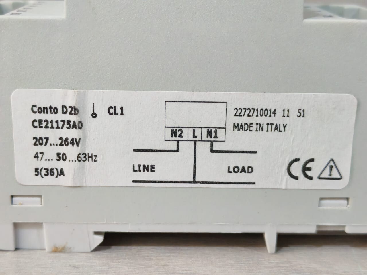 IME CE21175A0 IME CE21175A0 CONTO D2-B MONOFASE 5(36)A 230-240V 7