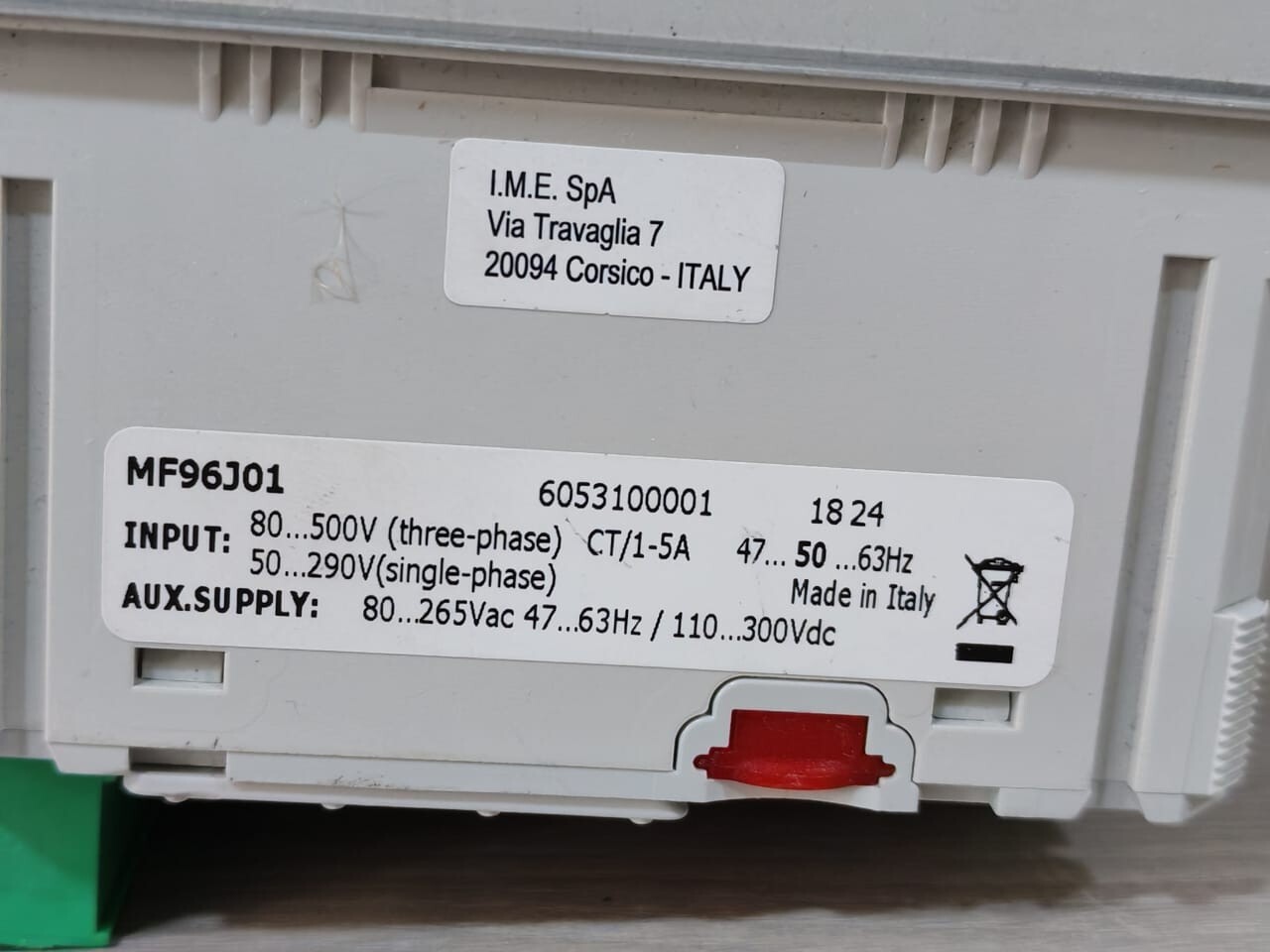 IME MF96J01 IME NEMO 96HD MF96J01 MULTIFUNCTION POWER ANALYZER 80-500V 7
