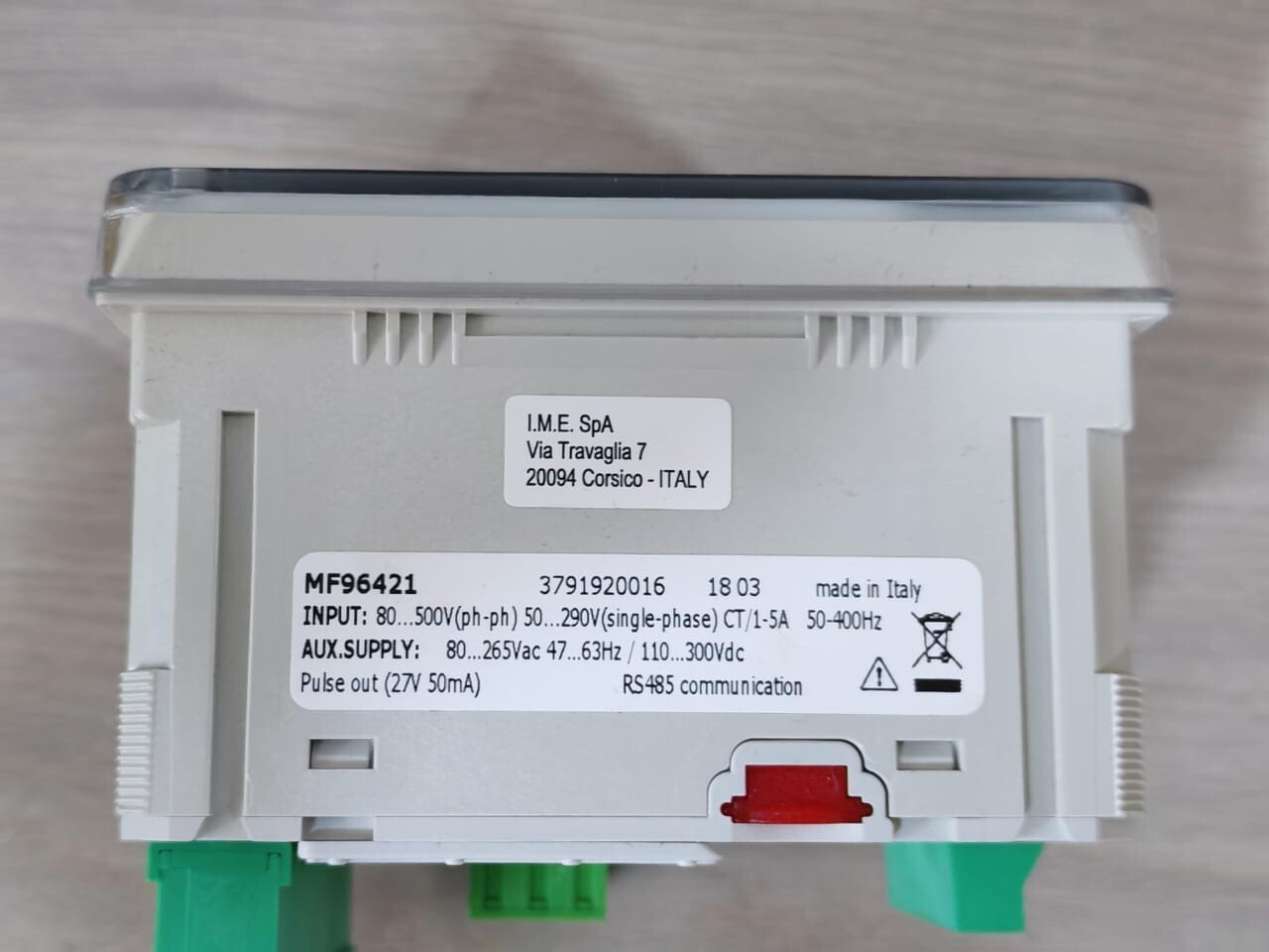 IME MF96421 IME NEMO 96HDLe MF96421 POWER ANALYZER 7