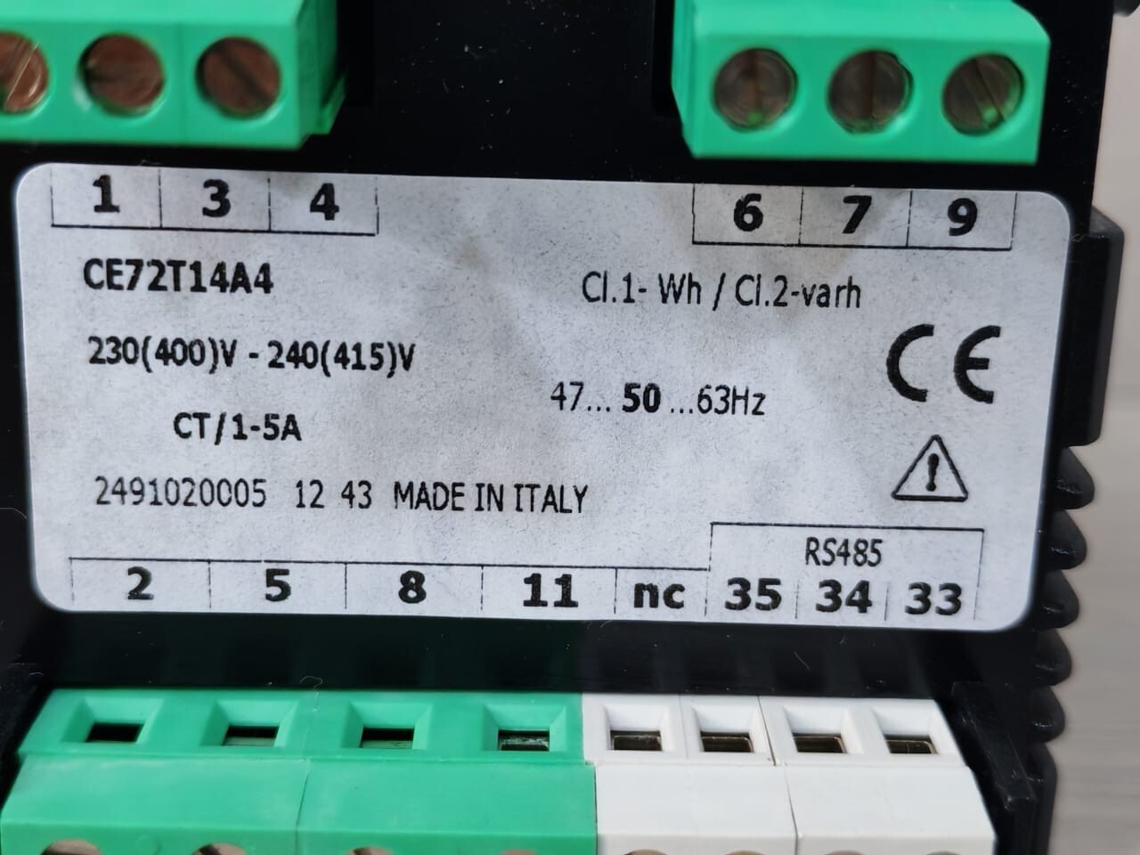 IME CE72T14A4 IME CONTO 72-Pt CE72T14A4 RS485 1-5A 190-440V ENERGY METER 7