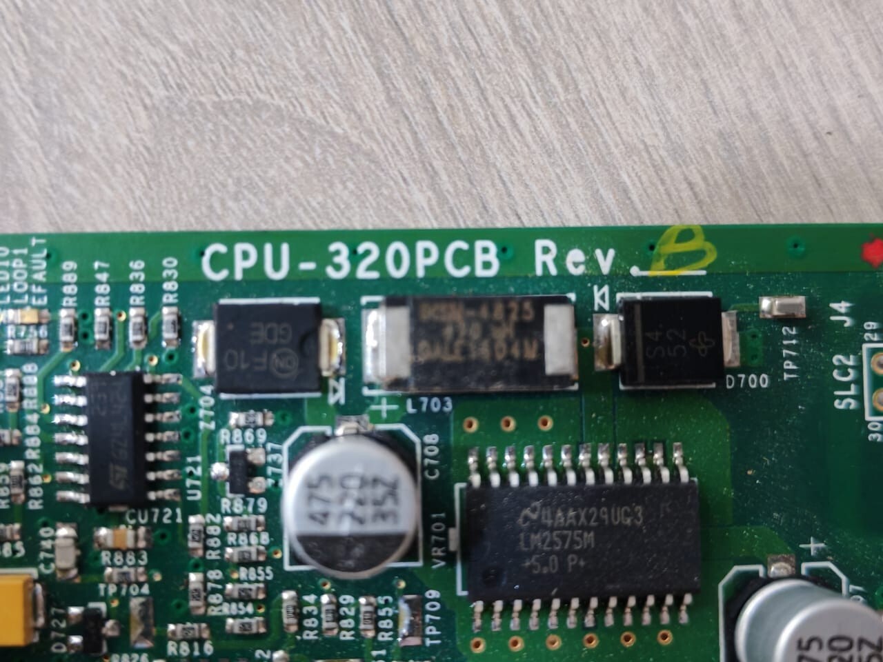 NOTIFIER CPU-320PCB REV.B NOTIFIER CPU-320SYSE FIRE ALARM MAIN BOARD CPU-320PCB REV.B 3
