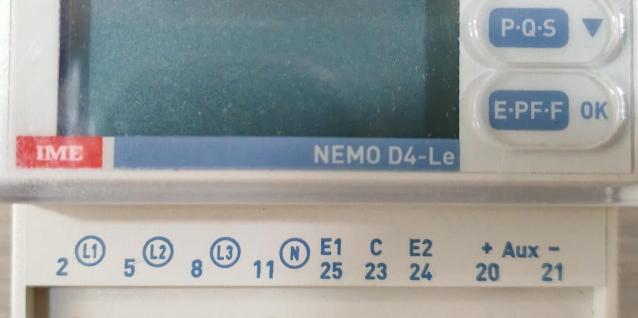 IME MFD4421 IME NEMO D4-Le MFD4421 MULTIFUNCTION W/ ENEGRY COUNT & REACTIVE 3