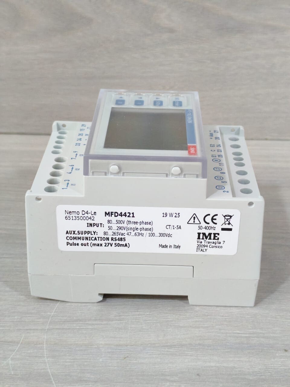 IME MFD4421 IME NEMO D4-Le MFD4421 MULTIFUNCTION W/ ENEGRY COUNT & REACTIVE 8