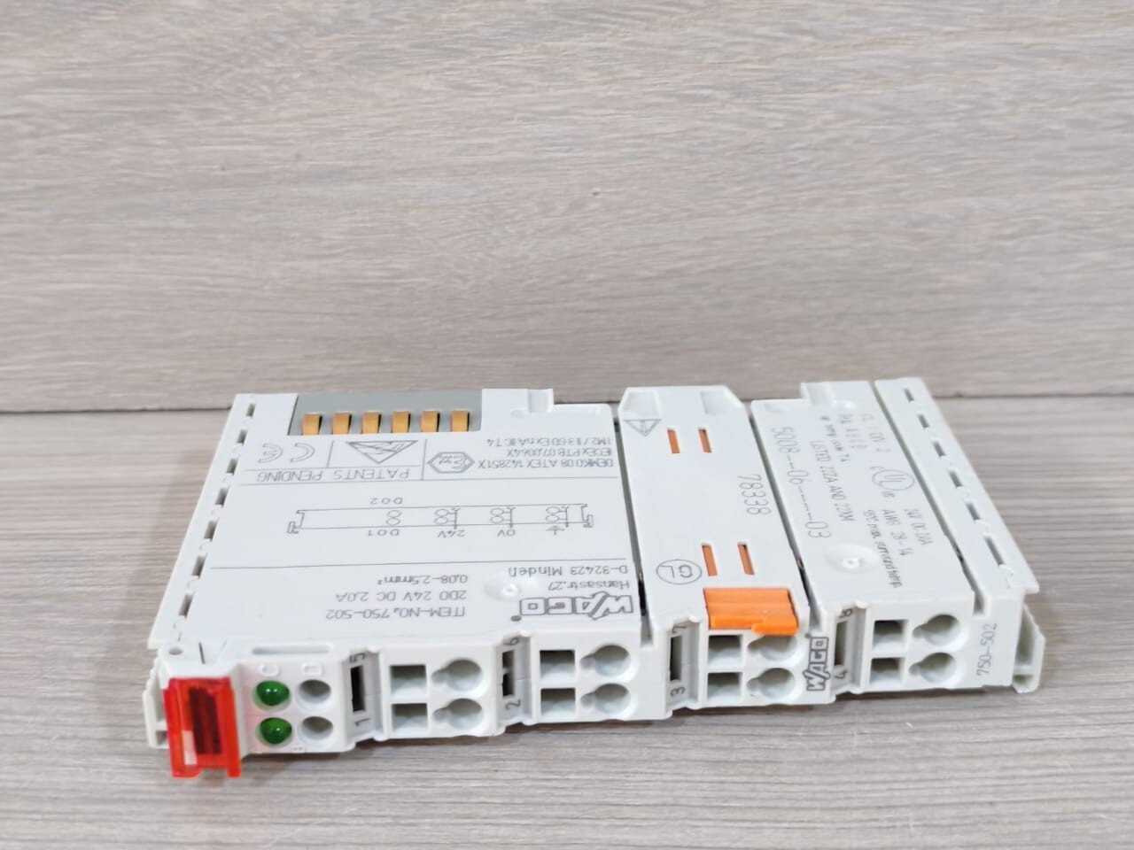 WAGO 750-502 PCS. WAGO 750-502 2-CHANNEL DIGITAL OUTPUT MODULE 5