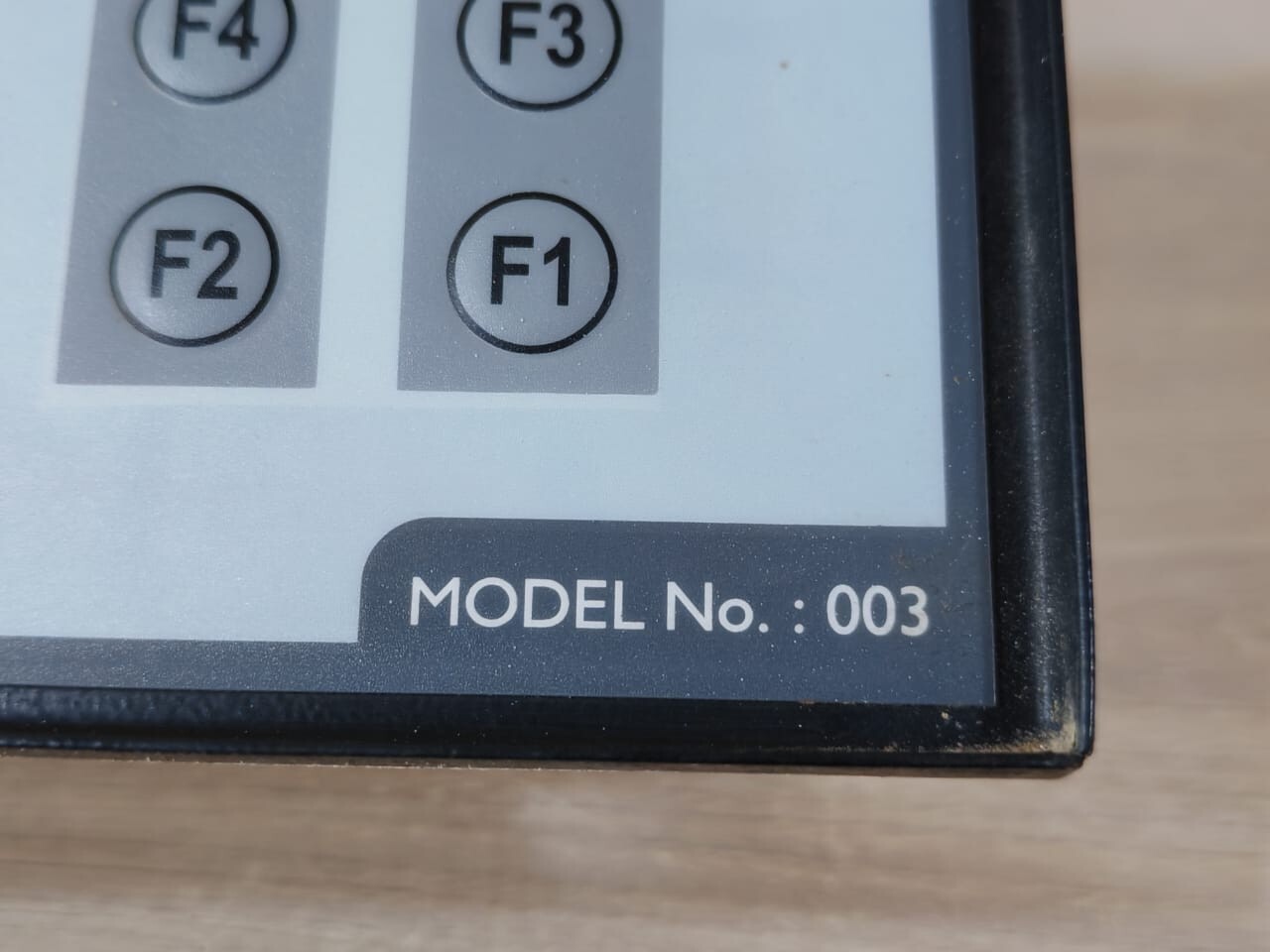 UNKNOWN MODEL-003 HMI Control Panel Display Model: 003 3