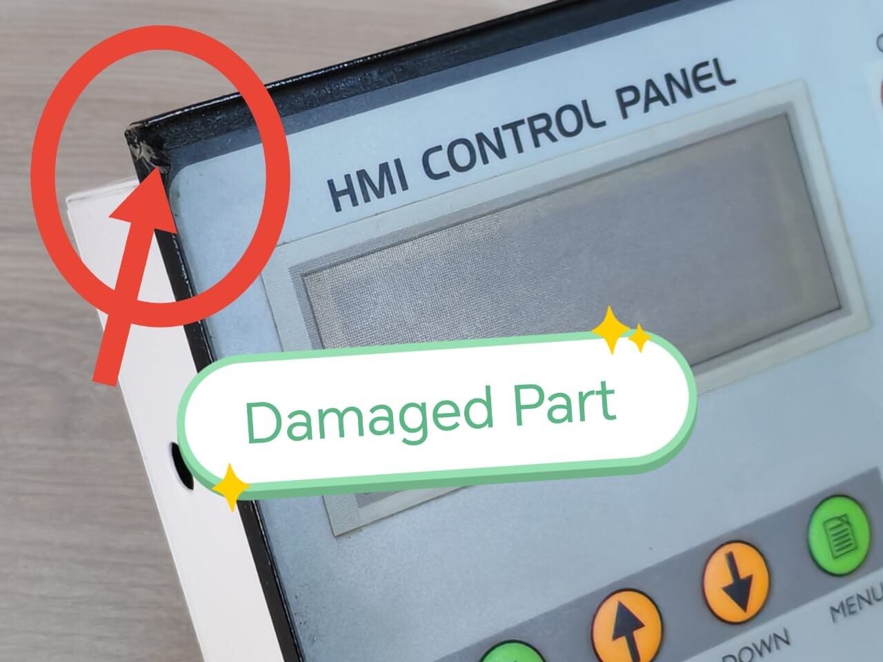 UNKNOWN MODEL-003 HMI Control Panel Display Model: 003 7