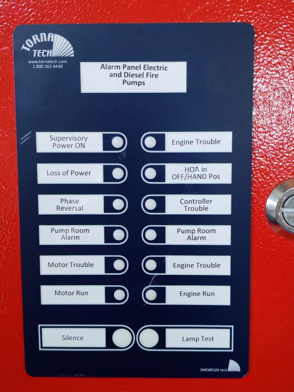 TORNATECH APED-240 TORNATECH APED-240 Alarm Panel Diesel Fire Pump - Without Key 3