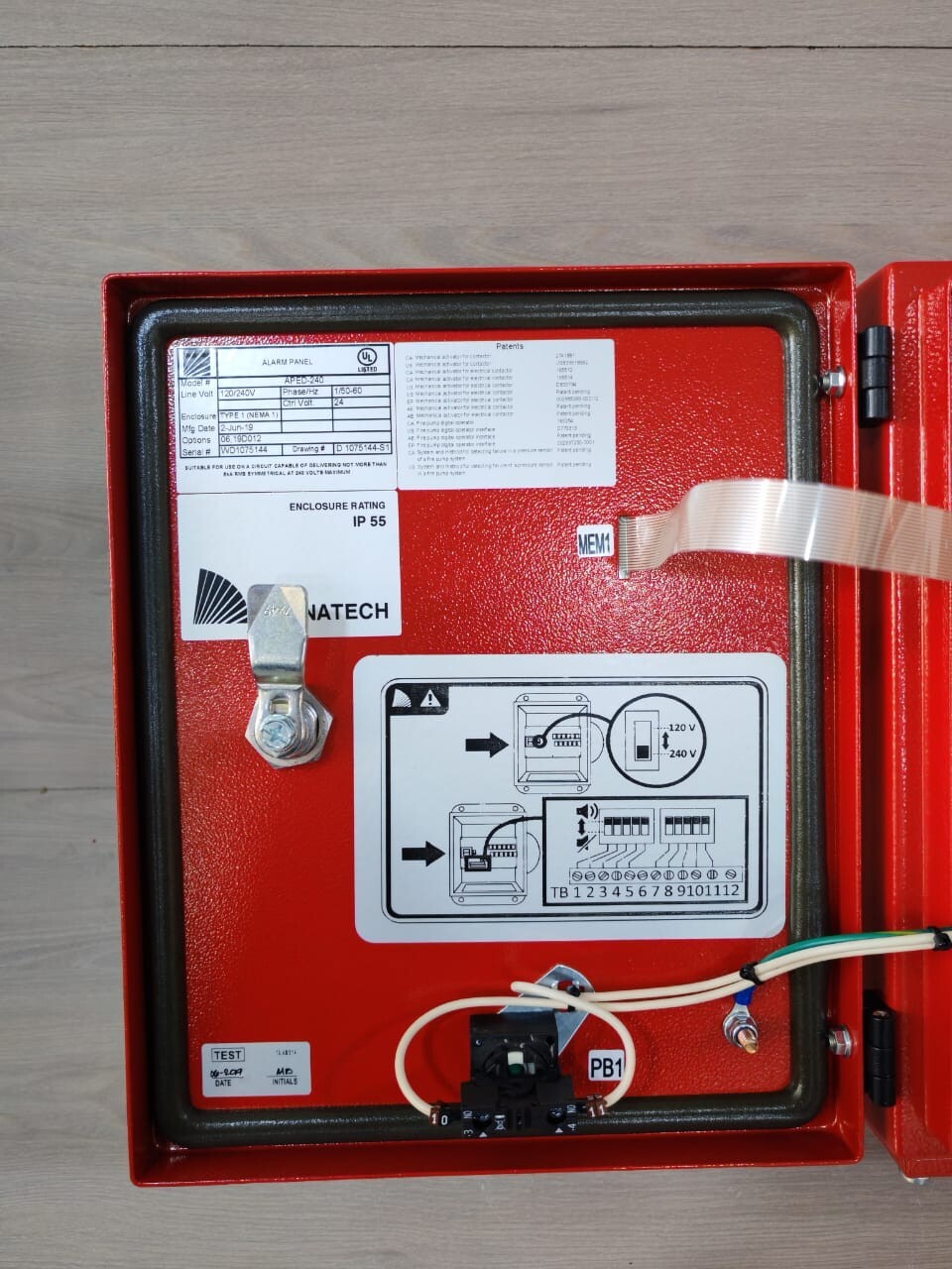 TORNATECH APED-240 TORNATECH APED-240 Alarm Panel Diesel Fire Pump - Without Key 5