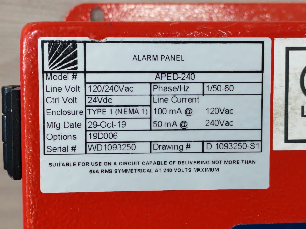 Tornatech APED-240 TORNATECH APED-240 Alarm Panel Diesel Fire Pump - Without Key [others] 2