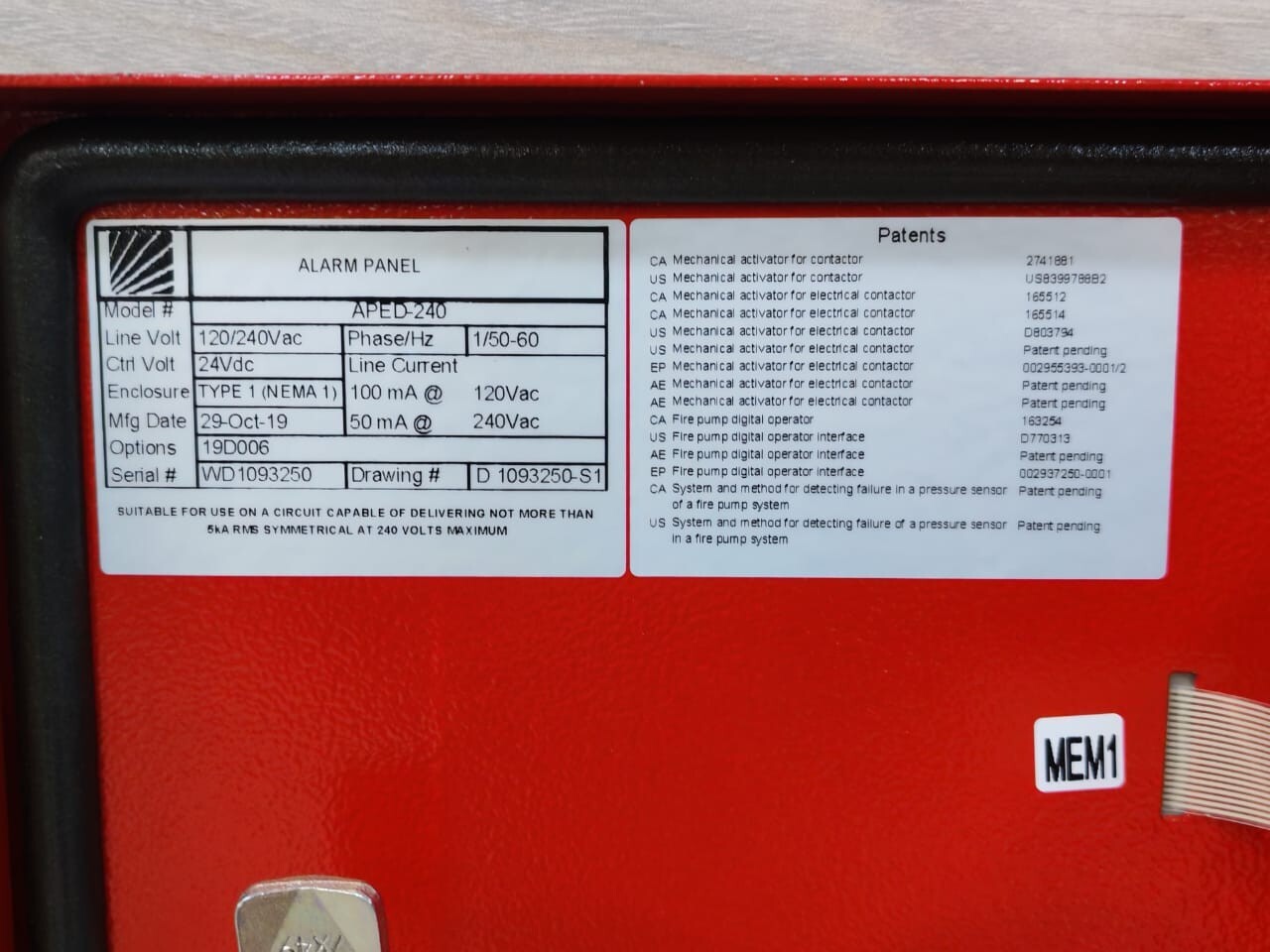 Tornatech APED-240 TORNATECH APED-240 Alarm Panel Diesel Fire Pump - Without Key [others] 6