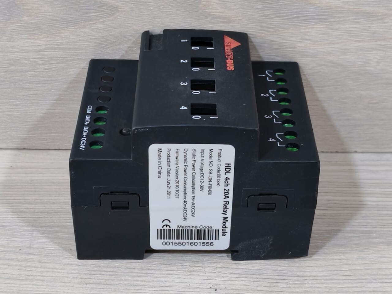 HDL SB-DN-R0420 HDL Smart Bus SB-DN-R0420 Relay Module 5