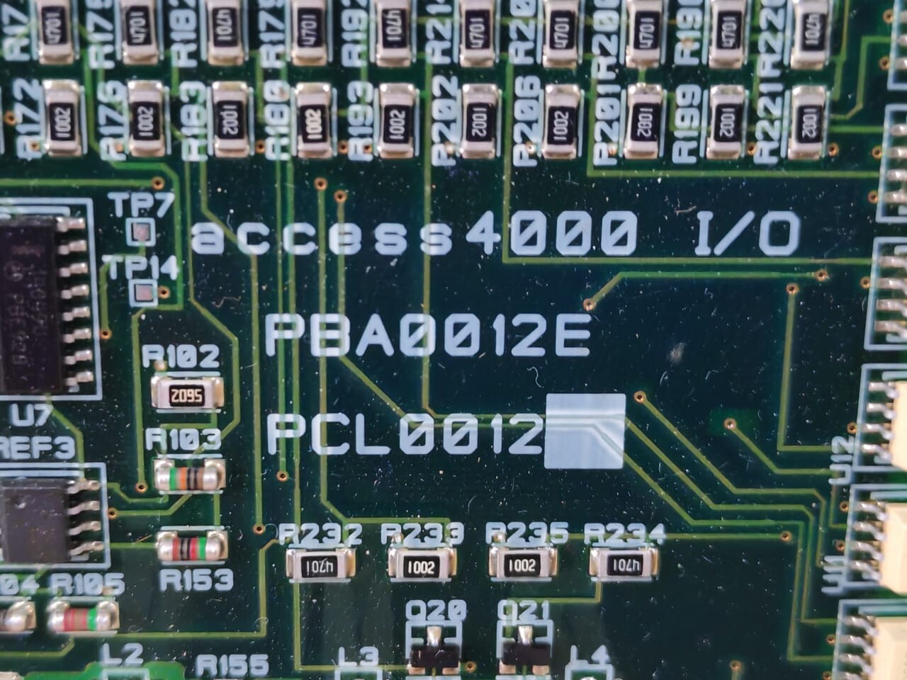 ACCESS PBA002E /PCL0012 ACCESS 4000 I/O PBA0012E /PCL0012 PCB CARD 2