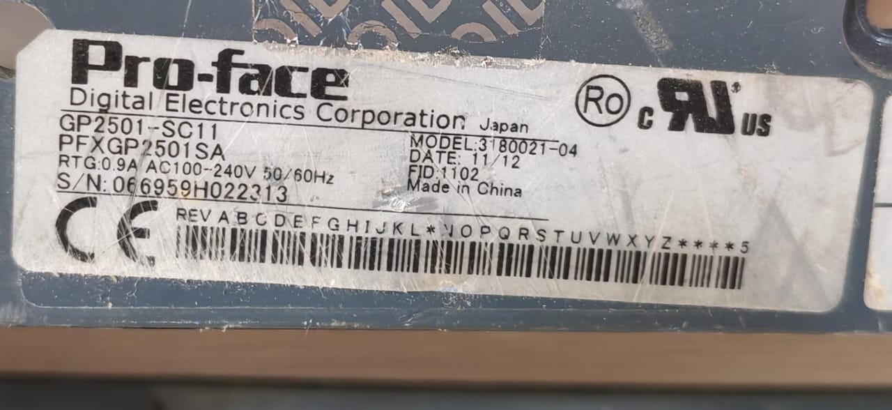 DIGITAL GP2K-MAIN-SL GP DIGITAL GP2K-MAIN-SL GP MOTHER BOARD 100-240V 50/60Hz FROM PRO-FACE GP2501-SC11 10
