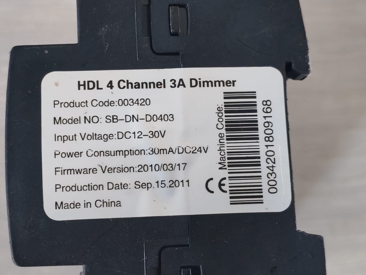 HDL SB-DN-D0403 HDL SB-DN-D0403 | 4 Channel 3A Dimmer 2