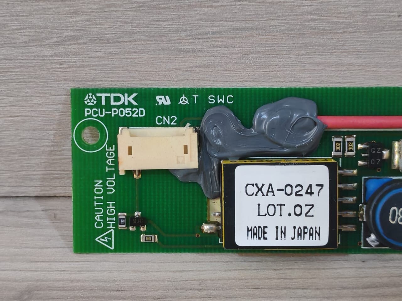 Unbranded CXA-0247 LOT.0Z PCU-P052D TDK CXA-0247 LOT.0Z PCU-P052D LCD POWER INVERTER BOARD DC24V 50W 3