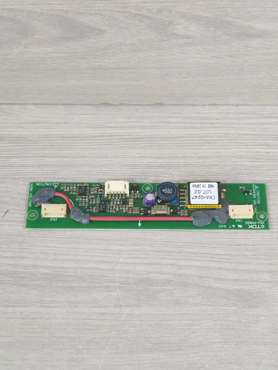Unbranded CXA-0247 LOT.0Z PCU-P052D TDK CXA-0247 LOT.0Z PCU-P052D LCD POWER INVERTER BOARD DC24V 50W 5