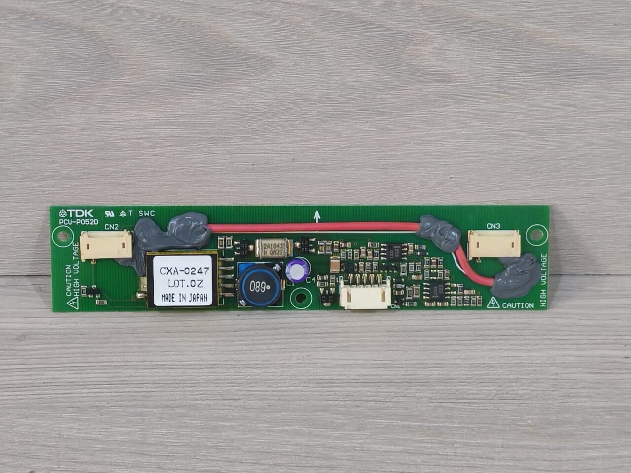 TDK CXA-0247 LOT.0Z PCU-P052D LCD POWER INVERTER BOARD DC24V 50W