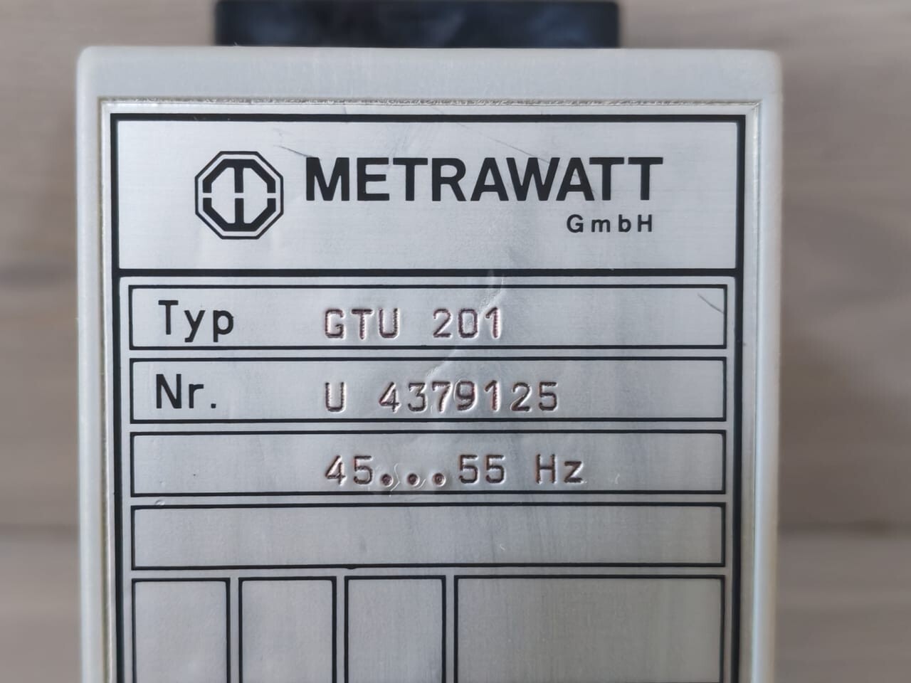 METRAWATT GTU-201 METRAWATT GTU 201 CONVERTER MODULE 2