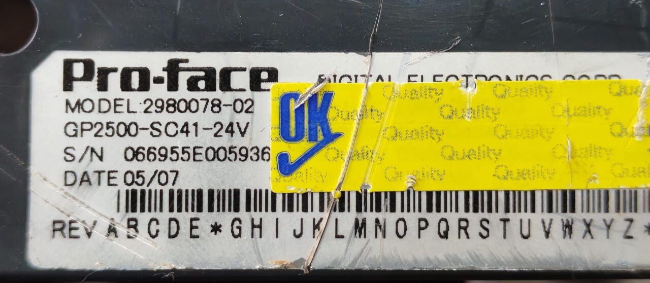 DIGITAL GP2K-MAIN-SL GP DIGITAL GP2K-MAIN-SL GP MOTHER BOARD DC24V ( PRO-FACE GP2500-SC41-24V ) 9