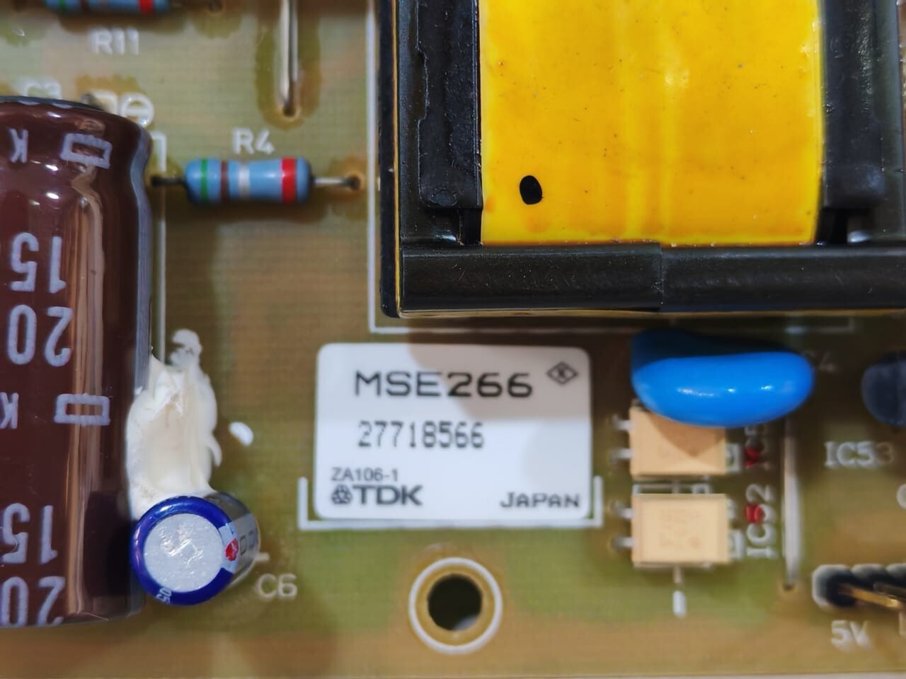 TDK 3EA00E266D TDK 3EA00E266D MSE266 TOUCH SCREEN POWER BOARD AC100V 50VA FROM GP2501-SC11 3
