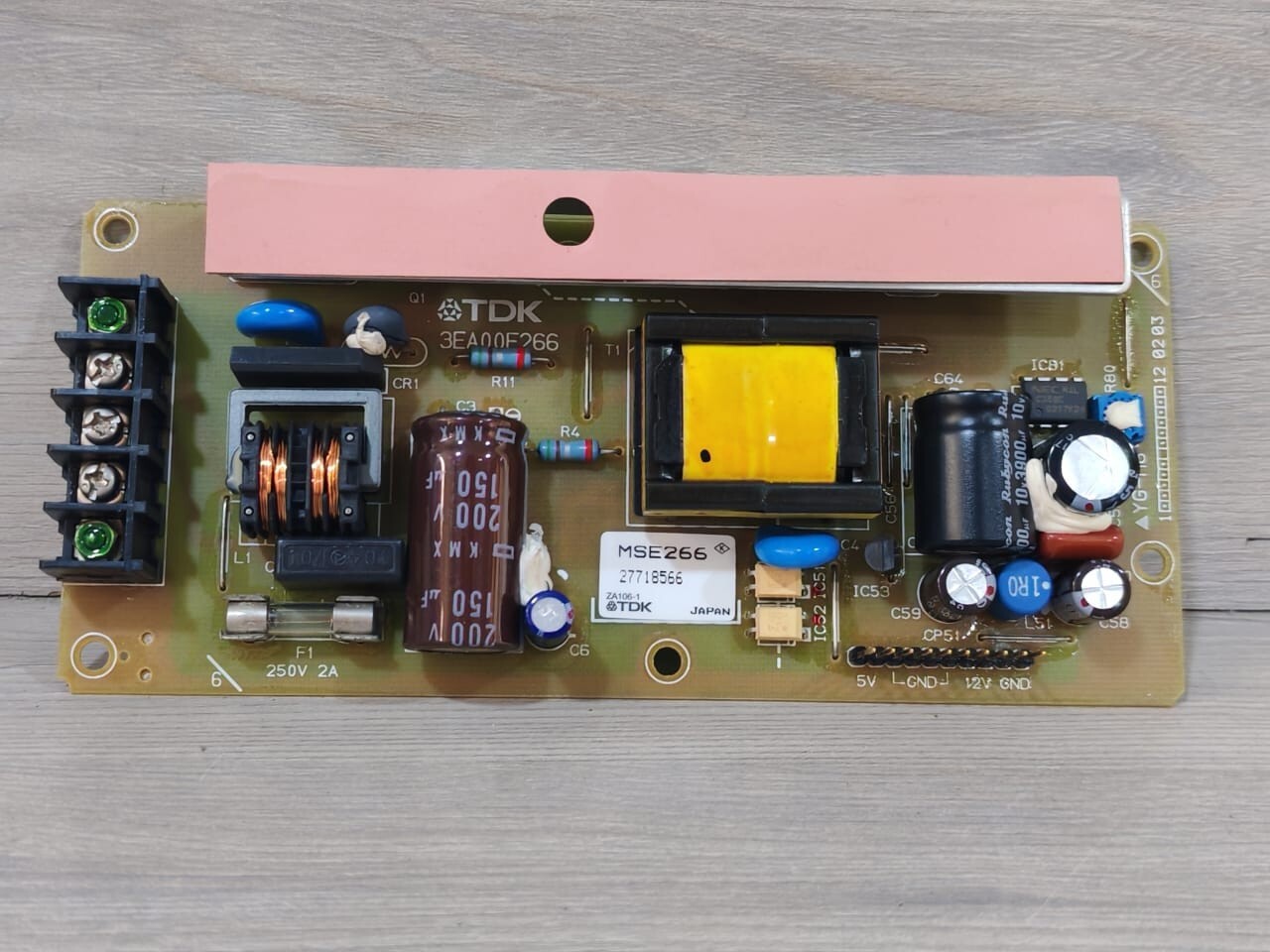 TDK 3EA00E266D MSE266 TOUCH SCREEN POWER BOARD AC100V 50VA FROM GP2501-SC11