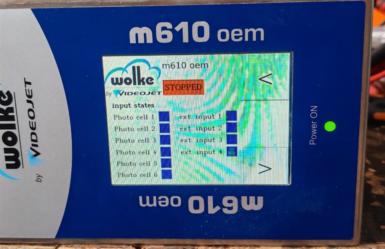 WOLKE M610 OEM WOLKE VIDEOJET M610 OEM THERMAL INKJET PRINTER REV.1.2 24V 9