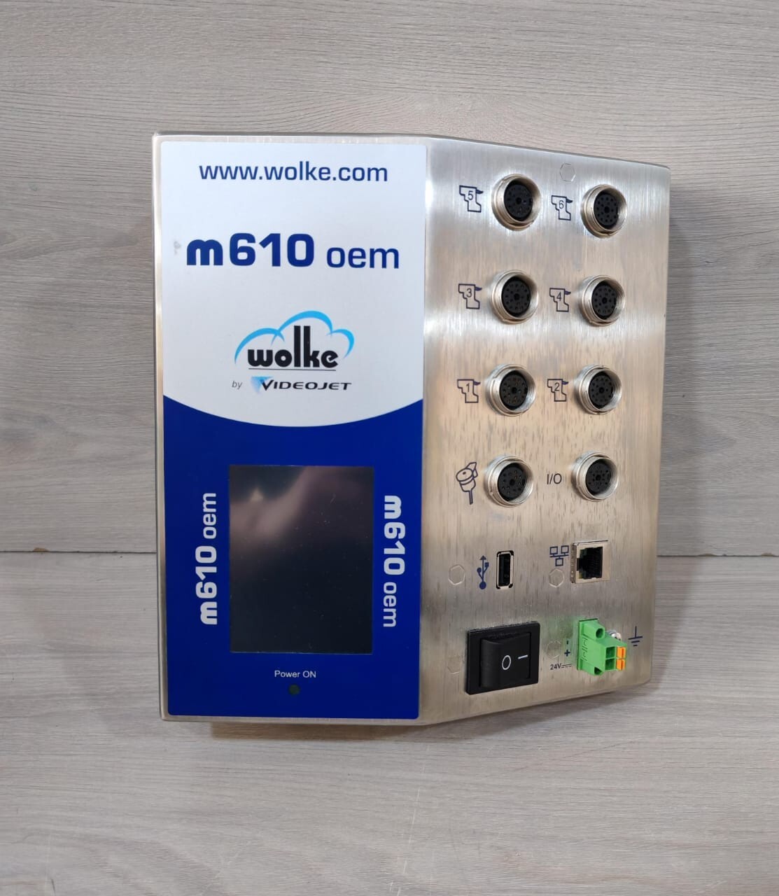 WOLKE M610 OEM WOLKE VIDEOJET M610 OEM THERMAL INKJET PRINTER REV.1.2 24V 10