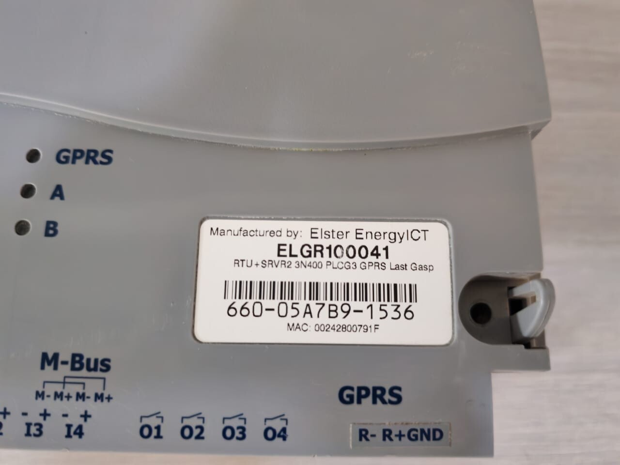 ELSTER ELGR100041 ELSTER ENERGY ICT ELGR100041 140mA 230VAC 50-60Hz 8