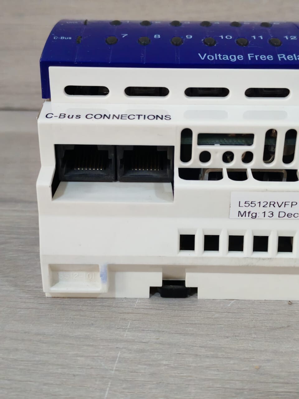 Clipsal L5512RVF 12 CLIPSAL L5512RVF 12 CH VOLTAGE RELAY (MFG. 2005) -W/O C-BUS POWER SUPPLY 8