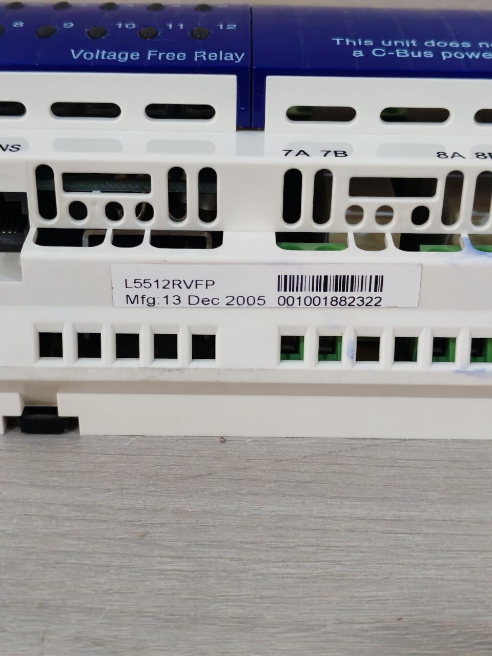 Clipsal L5512RVF 12 CLIPSAL L5512RVF 12 CH VOLTAGE RELAY (MFG. 2005) -W/O C-BUS POWER SUPPLY 9