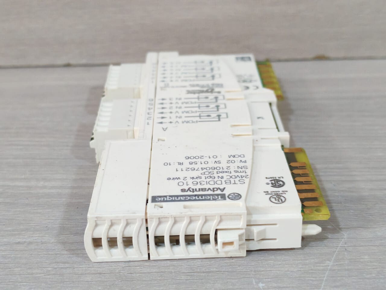 Telemecanique STBDDI3610 TELEMECANIQUE BY SCHNEIDER STBDDI3610 MODULE PV.03/02 SV.01.58 RL.10/11 8