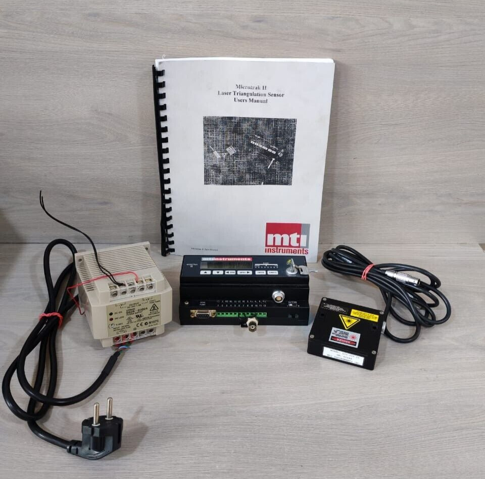 MTI INSTRUMENTS LTC-025-02 , MICROTRAK II , S82K-03024 MTI LTC-025-02 LASER SENSOR / MICROTRAK II CONTROLLER / OMRON S82K-03024 2