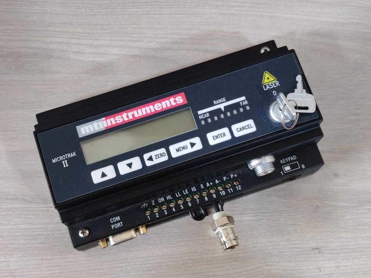 MTI INSTRUMENTS LTC-025-02 , MICROTRAK II , S82K-03024 MTI LTC-025-02 LASER SENSOR / MICROTRAK II CONTROLLER / OMRON S82K-03024 4