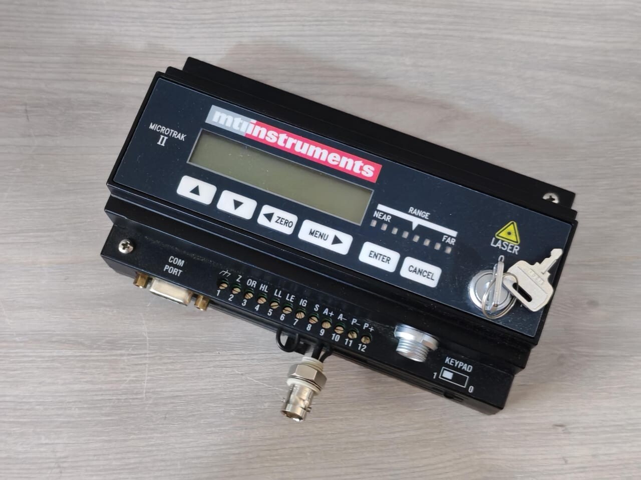 MTI INSTRUMENTS LTC-025-02 , MICROTRAK II , S82K-03024 MTI LTC-025-02 LASER SENSOR / MICROTRAK II CONTROLLER / OMRON S82K-03024 5