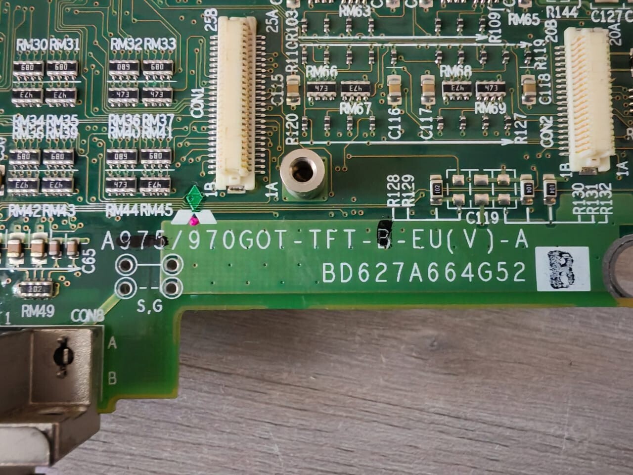 Mitsubishi Electric BD627A665G52 Mitsubishi A970GOT TFT Controller Board BD627A665G52 2