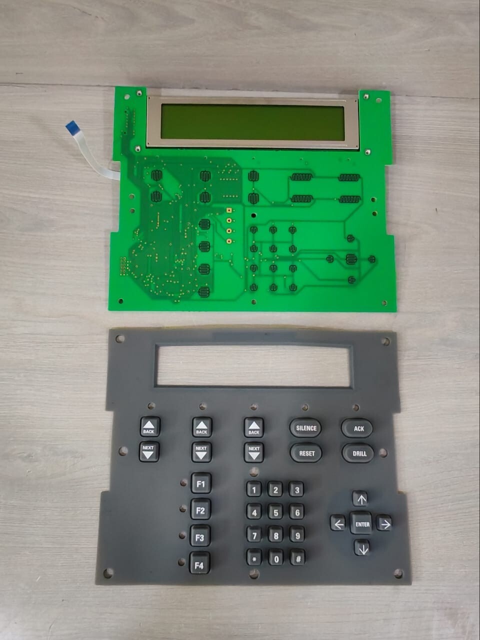Honeywell 068601-PCA FIRE PANEL LCD ANNUNCIATOR 124188V1.19 & INTERNAL KEYPAD 068601-PCA REV.G 6