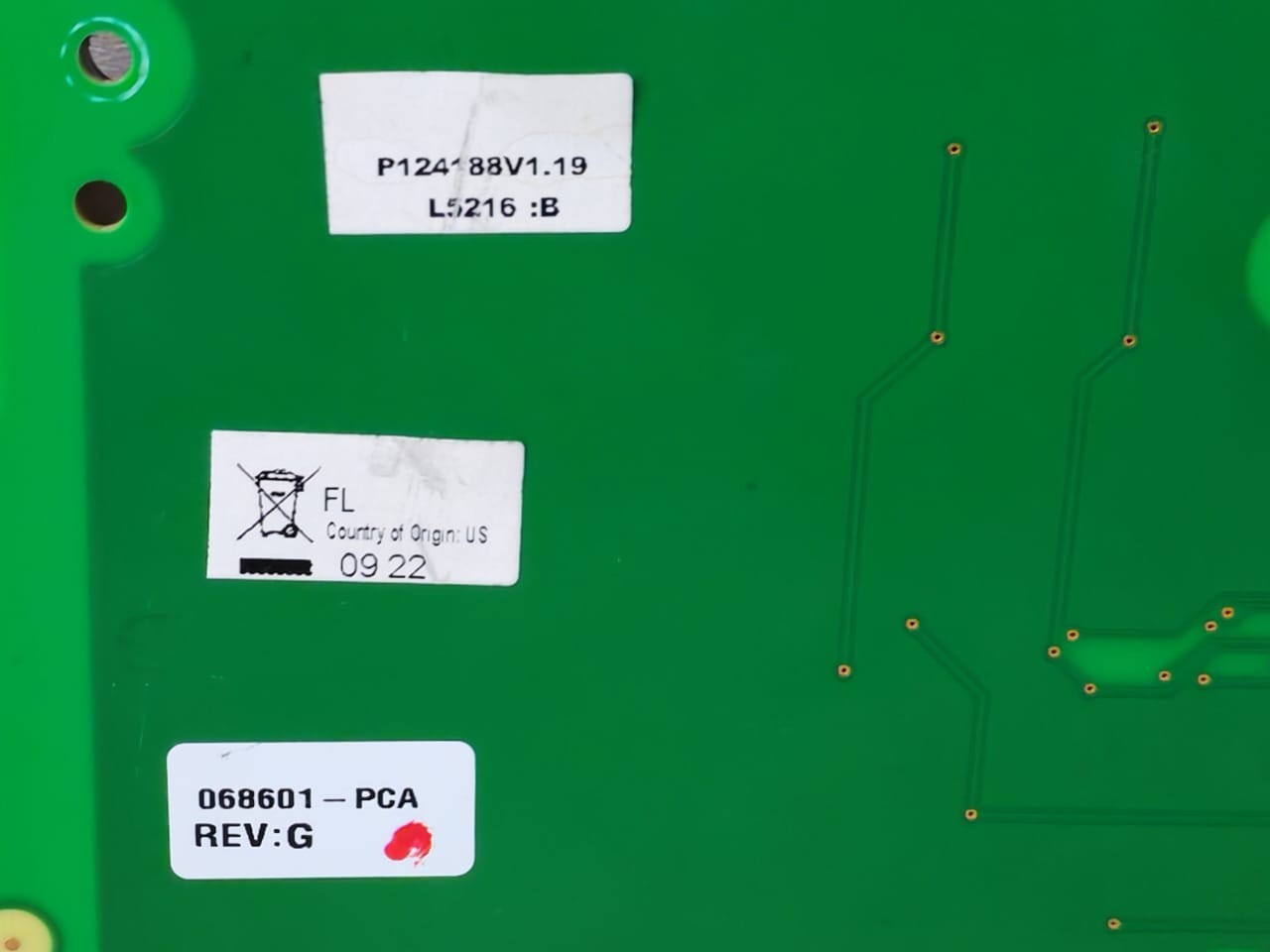 Honeywell 068601-PCA FIRE PANEL LCD ANNUNCIATOR 124188V1.19 & INTERNAL KEYPAD 068601-PCA REV.G 7