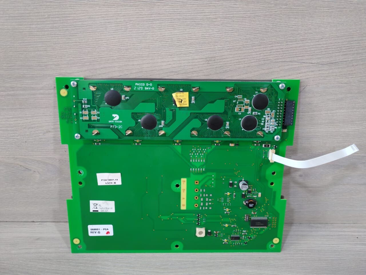 Honeywell 068601-PCA FIRE PANEL LCD ANNUNCIATOR 124188V1.19 & INTERNAL KEYPAD 068601-PCA REV.G 9