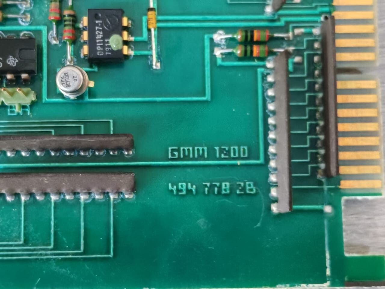 SCHENCK BOARD-494-778 SCHENCK GMM 1200 PCB BOARD 494 778 2B 2