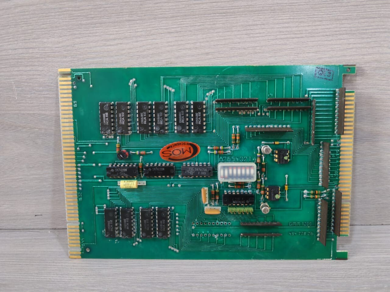 SCHENCK GMM 1200 PCB BOARD 494 778 2B