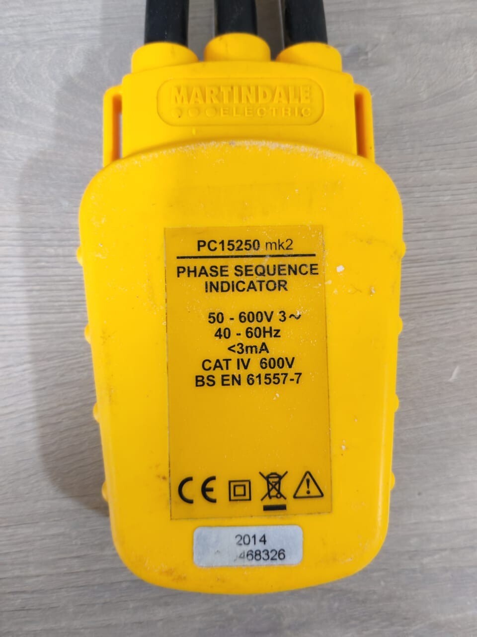MARTINDALE PC15250 MARTINDALE PC15250 mk2 PHASE Sequence Indicator 4