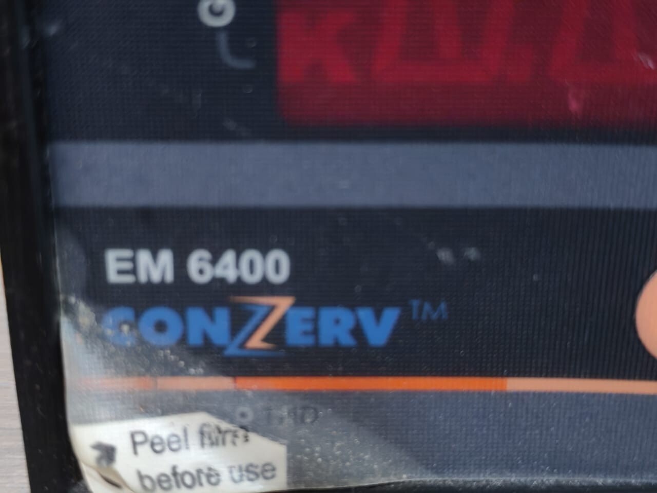 GE EM6400 CONZERV EM6400 VER.03.02.12 LOAD MANAGER CONTROLLER 44-300VAC 2