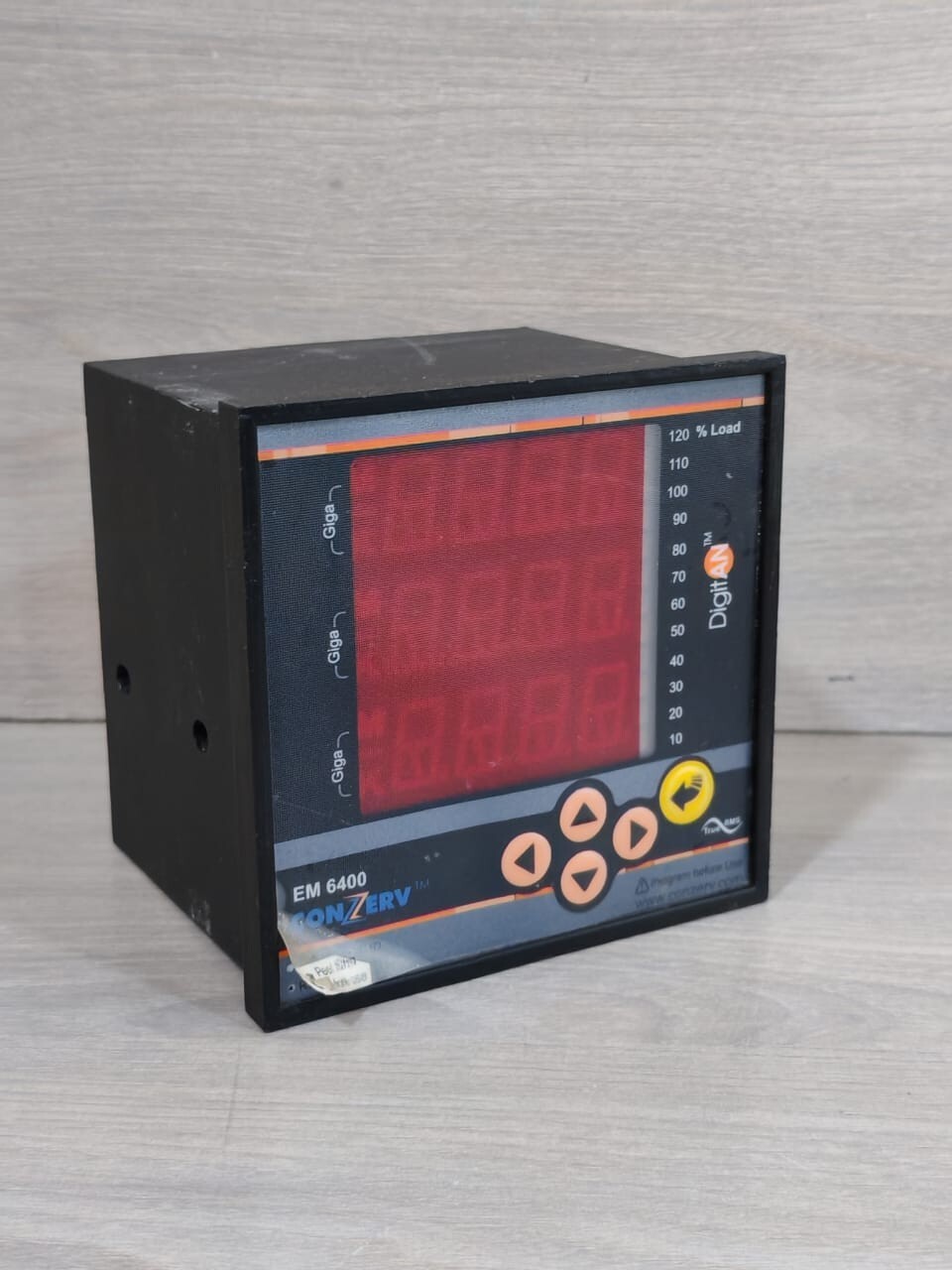 GE EM6400 CONZERV EM6400 VER.03.02.12 LOAD MANAGER CONTROLLER 44-300VAC 4
